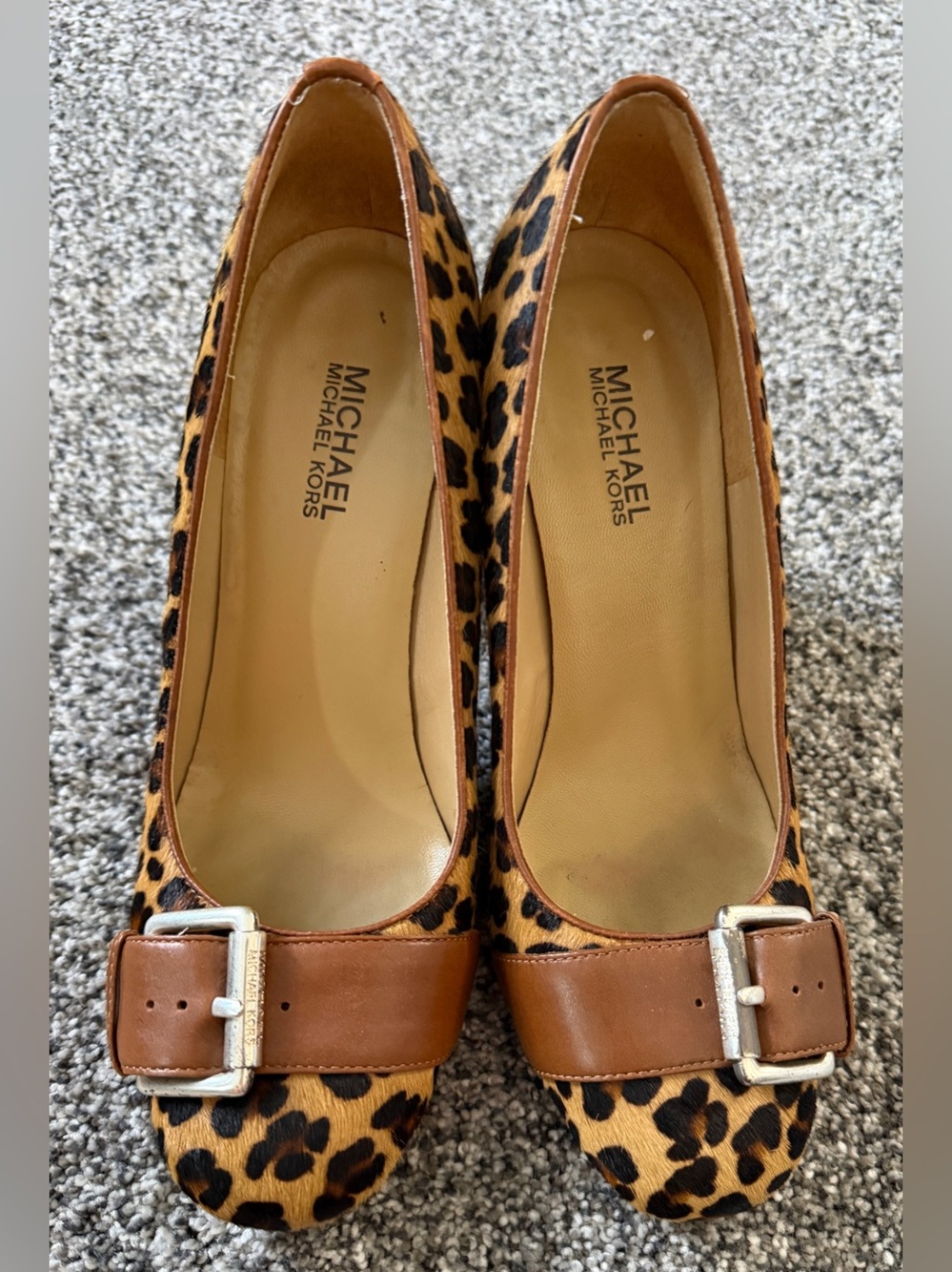 Michael Kors Leopard Print Heels